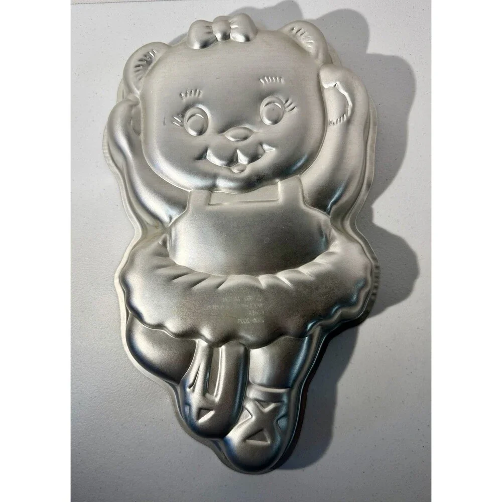 1992 Wilton Ballerina Bear Pan Dance Dancer Dancing Preloved Good Condition